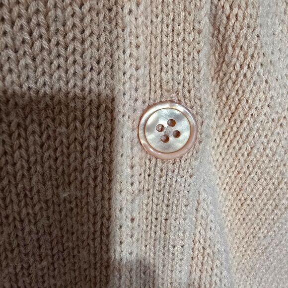 Talbots lambswool blend boho  button-up cardigan sweater - Picture 7 of 9